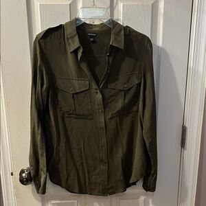 Olive Green Blouse